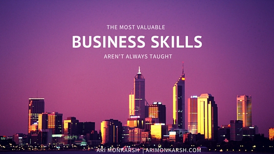 Ari Monkarsh business skills